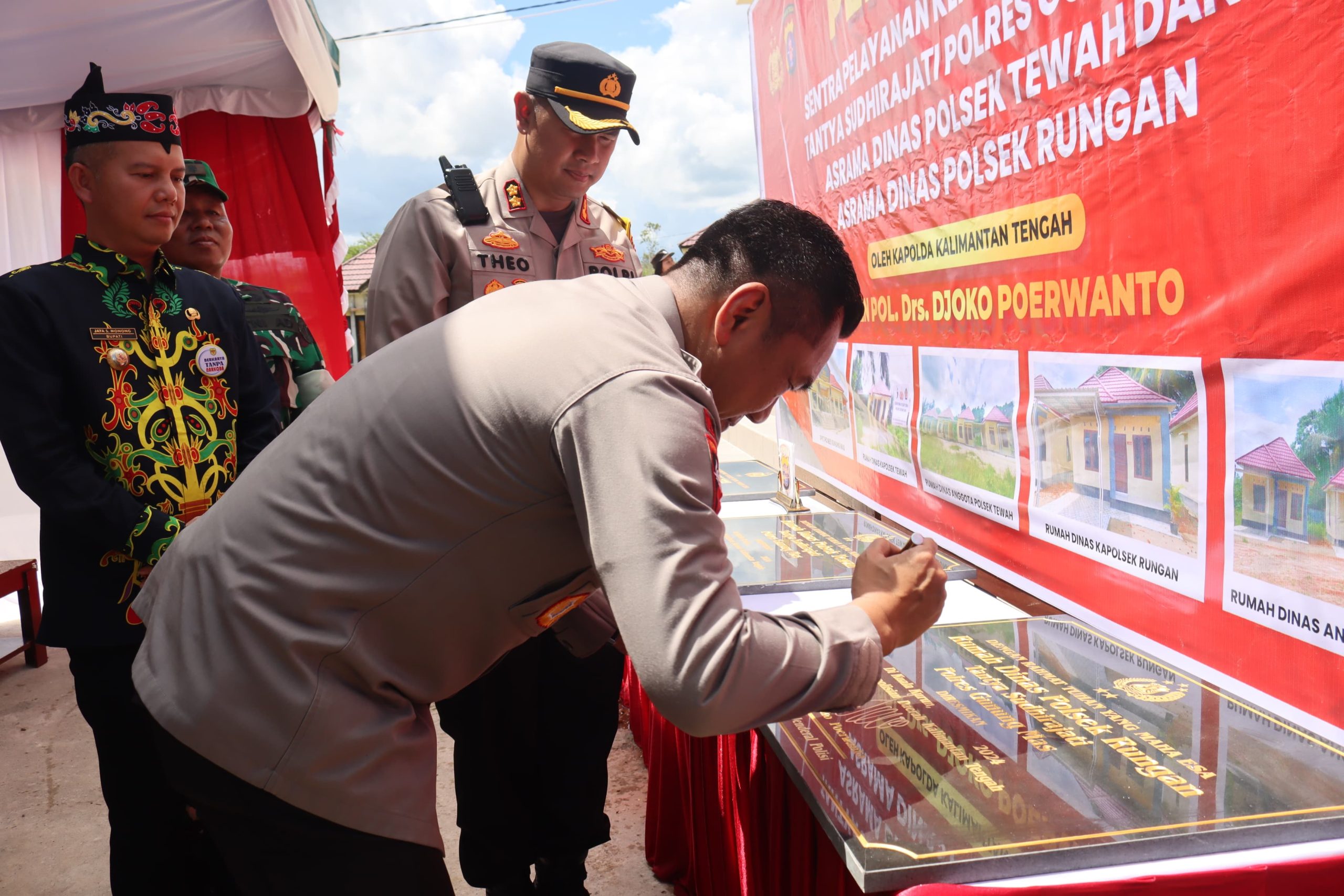 Kapolda Kalteng Resmikan Sejumlah Bangunan Saat Kunker di Polres Gumas