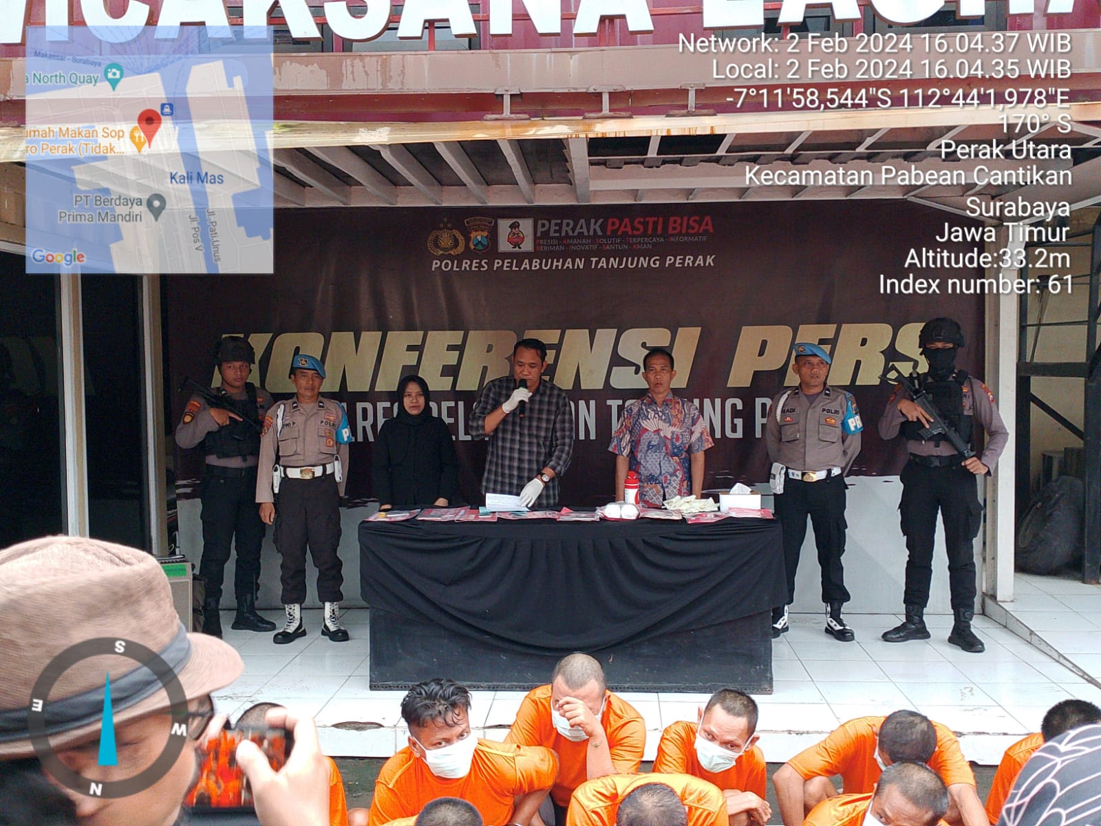 Awal Tahun 2024 Satresnarkoba Polres Pelabuhan Tanjung Perak Surabaya Berhasil Menangkap 42 Tersangka Dan Amankan 46.25 gram Jenis Sabu