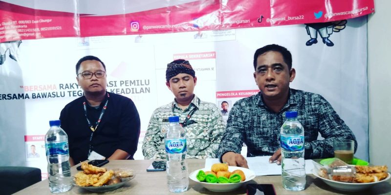 Panwascam Bungursari Gelar Press Release Pengawasan Masa Kampanye Pemilu Tahun 2024