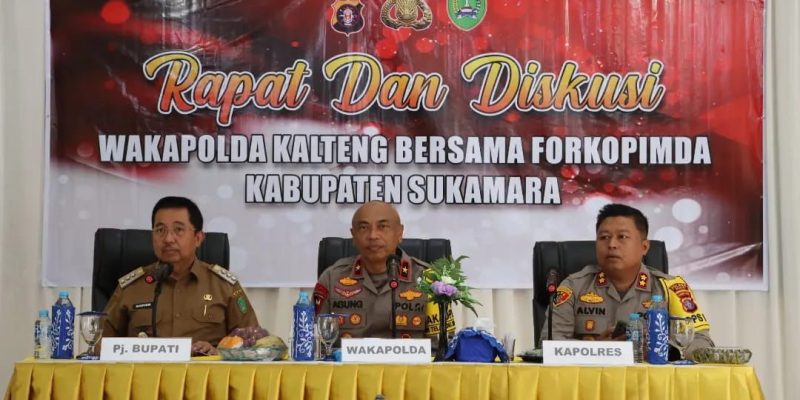 Wakapolda Kalteng Jalin Komunikasi Dengan Forkopimda, KPU Dan Bawaslu Sukamara