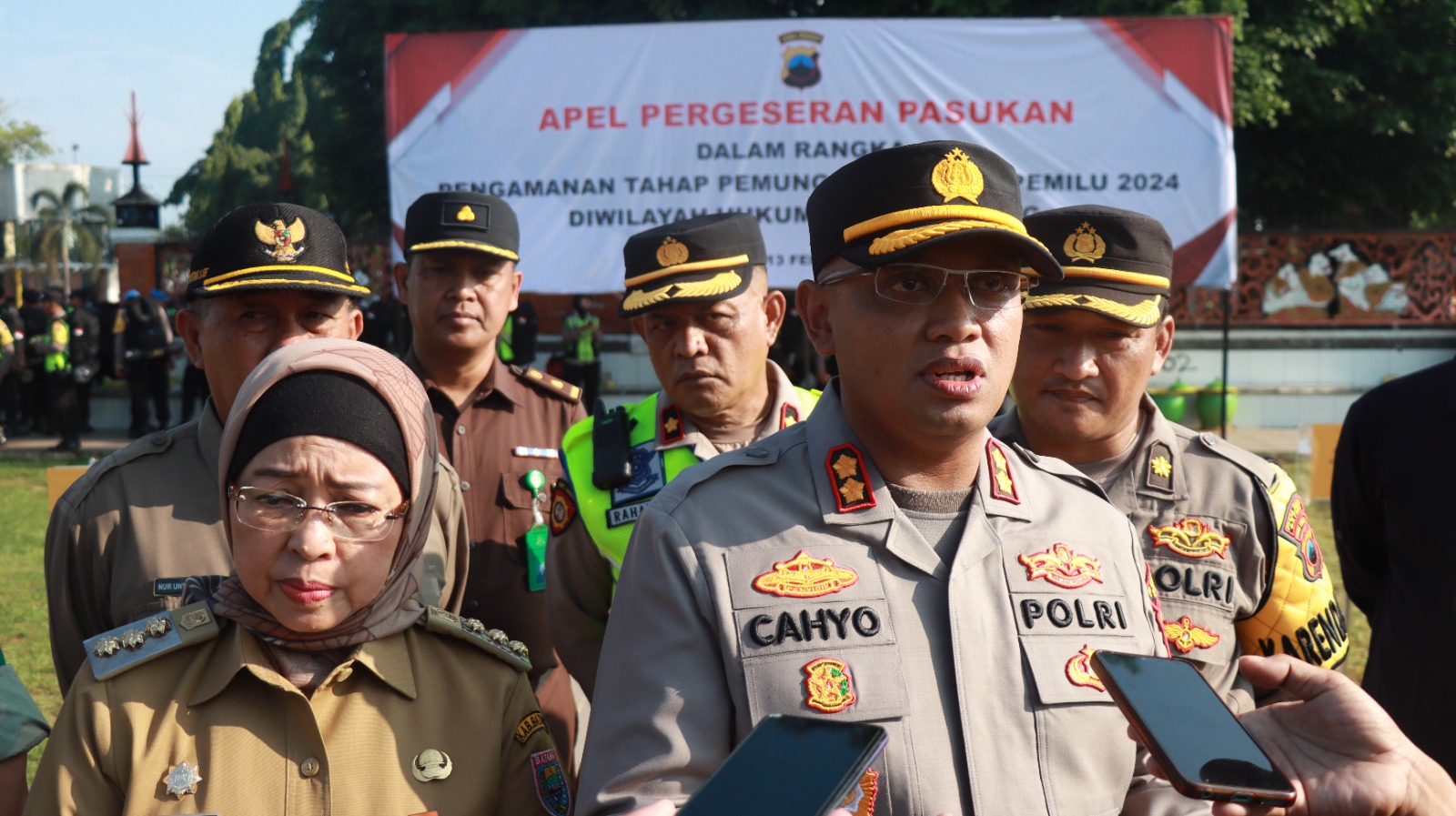 Kesiapan Pengamanan Pemungutan Suara, Polres Batang Laksanakan Apel Gelar Pasukan