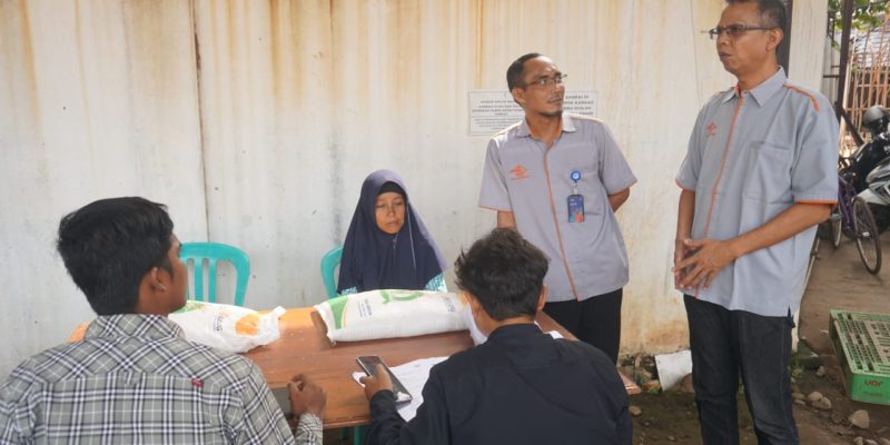 Bantuan Pangan Beras Di 3 Kelurahan Rawan Bencana Disalurkan Kantor Pos Pekalongan