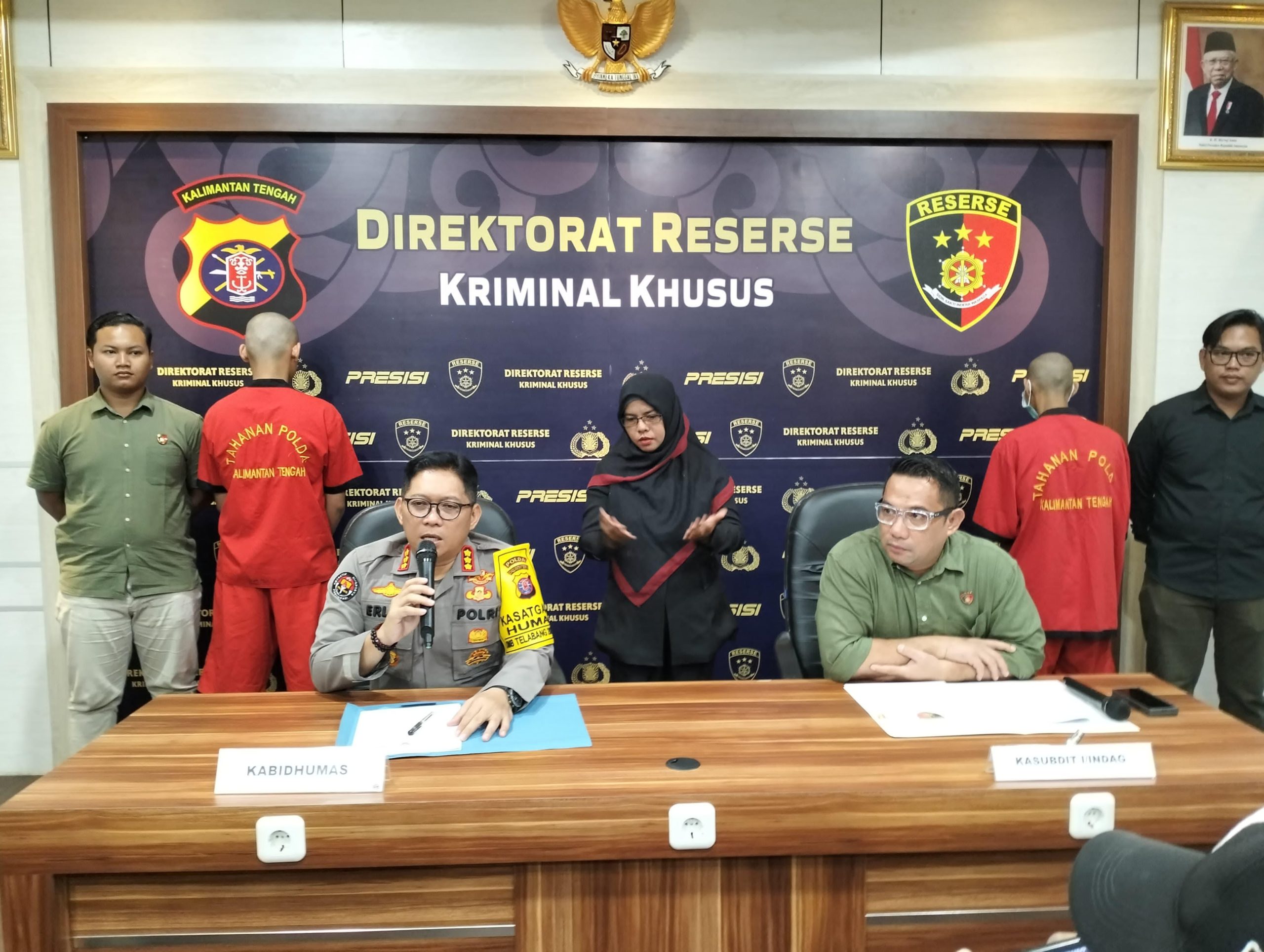 Timbun 2.2 Ton BBM Bersubsidi, 2 Warga Bartim Diamankan Ditreskrimsus Polda Kalteng