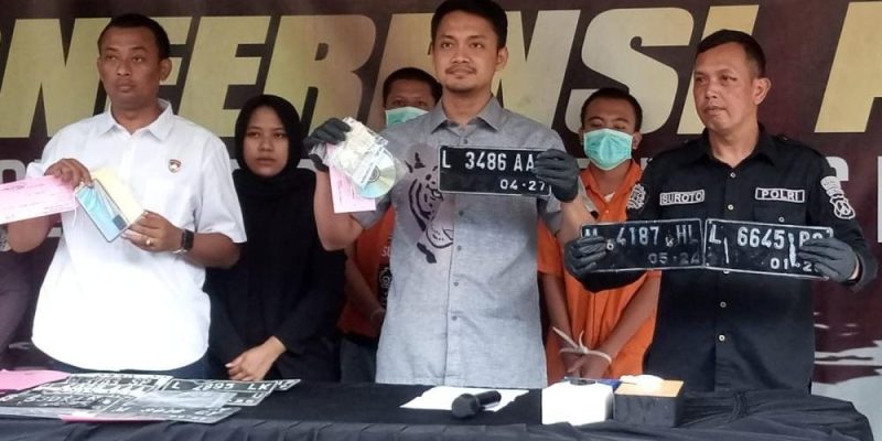 Jatanras Satreskrim Polres Pelabuhan Tanjung Perak Berhasil Ungkap Sindikat Pelaku Curanmor