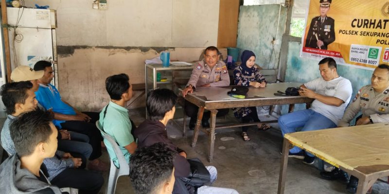 Menjelang Pemilu 2024, Polsek Sekupang Himbau Masyarakat Tingkat Keamanan Lingkungan