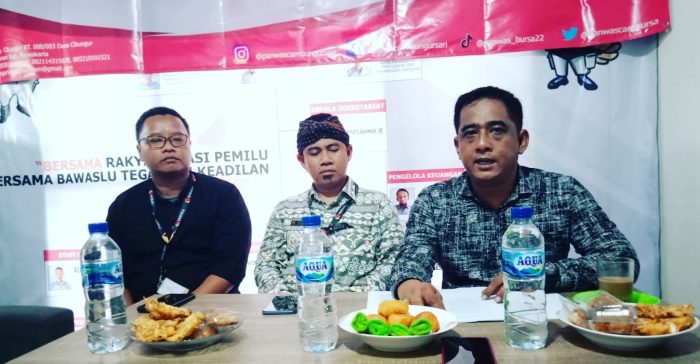 Panwascam Bungursari Gelar Press Release Pengawasan Masa Kampanye Pemilu Tahun 2024