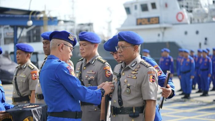 Upacara Pelantikan Sertijab di Pimpin Langsung Kakorpolairud Baharkam Polri Irjen Pol M. Yassin Kosasih