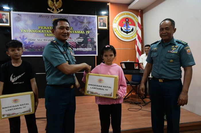 Kasih Natal Danlantamal IV Sebagai Pedoman Agar Senantiasa Menebar Cinta Kasih kedamaian