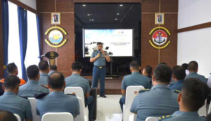 Tingkatkan Wawasan Kemaritiman Lantamal IV Batam Gelar Sosialisasi Batas Maritim