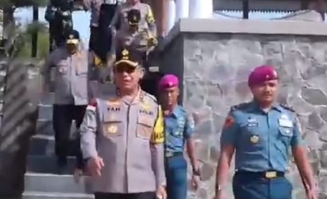 Dalam Rangka Kunker Kapolda Kepri Kunjungi Sarang Petarung Malaka