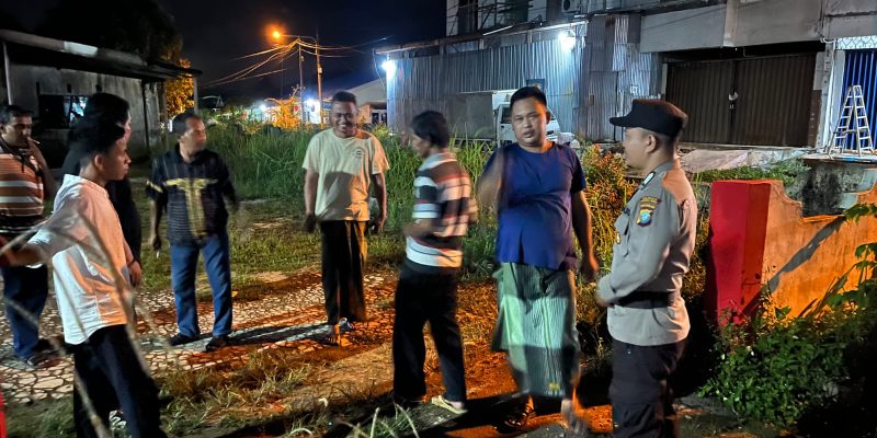 Gelar Patroli Cipkon Polsek Sei Beduk Berikan Himbauan Kamtibmas