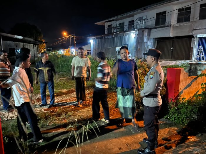 Gelar Patroli Cipkon Polsek Sei Beduk Berikan Himbauan Kamtibmas