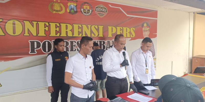 Satreskrim Polres Tuban Amankan Tersangka Kasus Pencabulan Anak Dibawah Umur