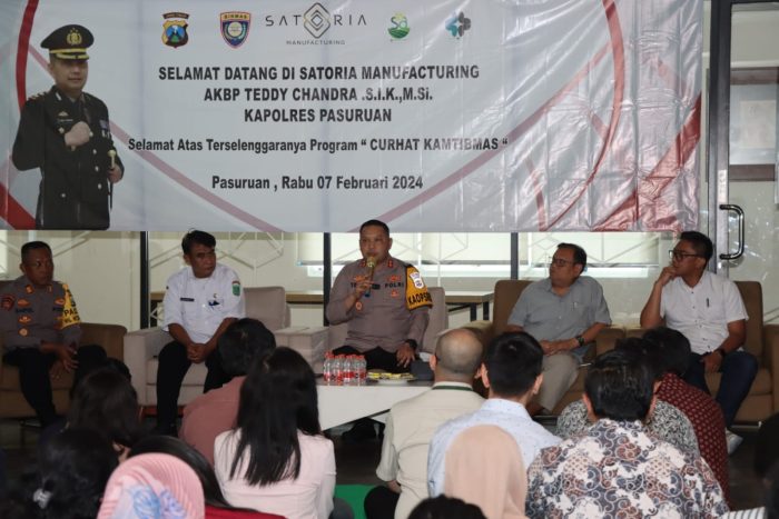 Ciptakan Pemilu Kondusif Kapolres Pasuruan Gelar Curhat Kamtibmas Dan Silaturahmi Ke Tokoh Agama