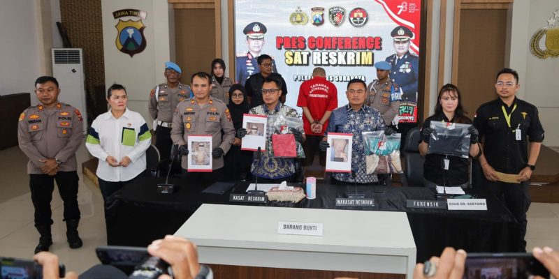 Satreskrim Polrestabes Surabaya Berhasil Ungkap Pelaku Kejam Aniaya Balita Hingga MD