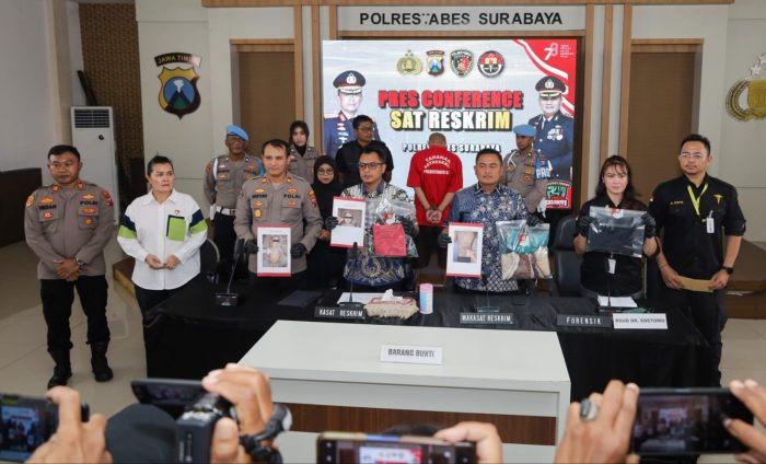 Satreskrim Polrestabes Surabaya Berhasil Ungkap Pelaku Kejam Aniaya Balita Hingga MD