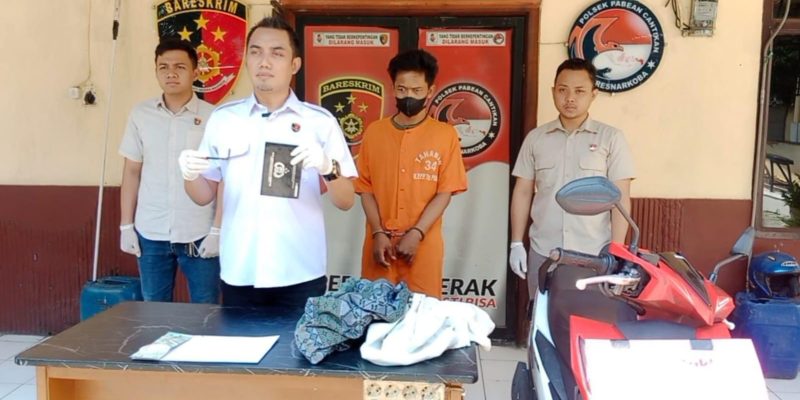 Unit Reskrim Polsek Pabean Cantikan Polres Tanjungperak Amankan Pelaku Residivis Curanmor