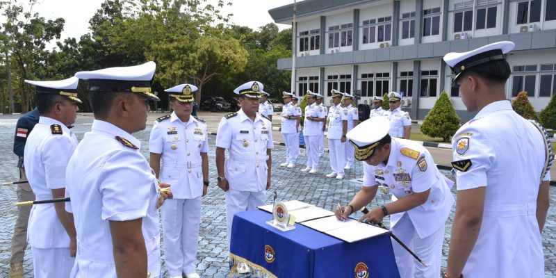 Upacara Sertijab Komandan Satrol Dan ASOPS di Pimpin Langsung Danlantamal IV