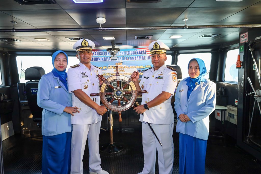 Gelar Pisah Sambut, Pergantian Pucuk Pimpinan Satuan Kapal Patroli Lantamal IV Batam