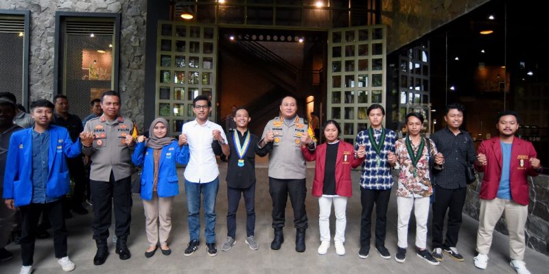 Mahasiswa dan Polresta Banyuwangi Sepakat Jaga Kerukunan di Bumi Blambangan Pasca Pemilu