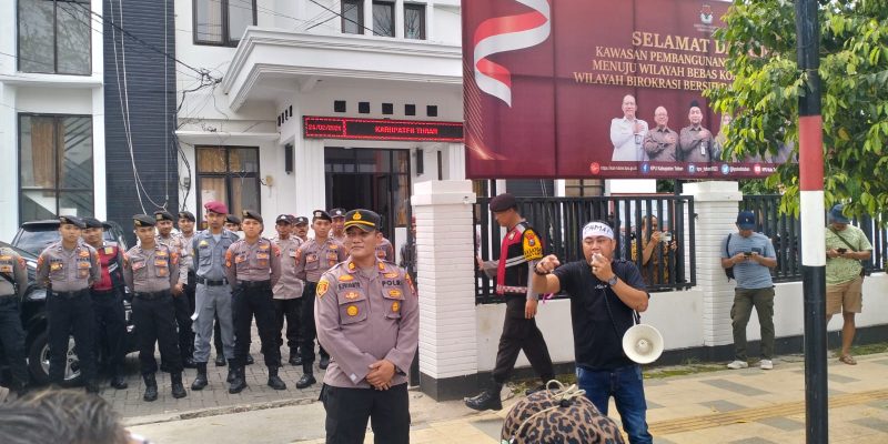 Tuduhan KPPS Bermain Curang, Aliansi LSM Dan Media Kab. Tuban Serukan Aksi Damai Di KPU Kab. Tuban