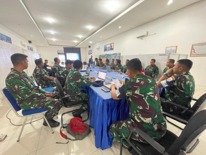 Gelar Latihan Selama 14 hari, Lantamal IV Ikuti Latihan Penyusunan Naskah TA 2024