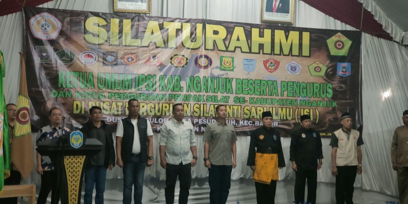 Polres Nganjuk Hadiri Silahturahmi Ipsi Kabupaten Nganjuk Bersama Pengurus & Ketua Pengurus Pencak Silat