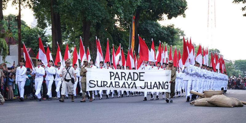 Parade Surabaya Juang Lolos Karisma Event Nusantara 2024 Kemenparekraf Ri