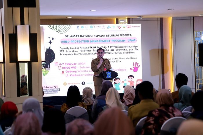 Pemkot Surabaya Beri Penguatan Kapasitas Ratusan Relawan Pkbm Optimalkan Pencegahan Kekerasan Anak
