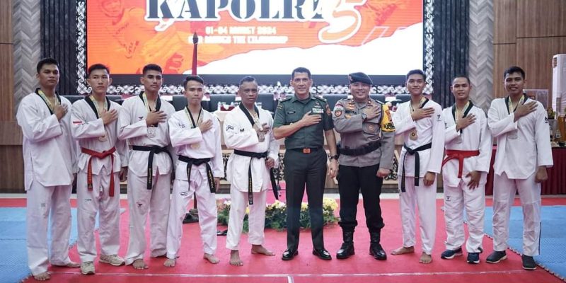 Kejurnas Taekwondo Kapolri Cup 2024 Kelas TNI-Polri, Atlet Taekwondo Korpolairud Raih 8 Medali