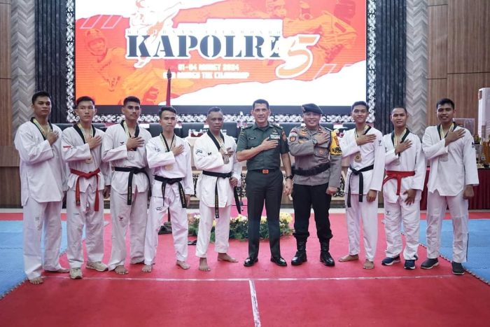 Kejurnas Taekwondo Kapolri Cup 2024 Kelas TNI-Polri, Atlet Taekwondo Korpolairud Raih 8 Medali