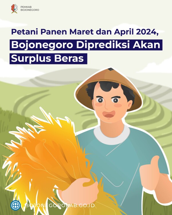 Petani Panen Maret dan April 2024, Bojonegoro Diprediksi Akan Surplus Beras