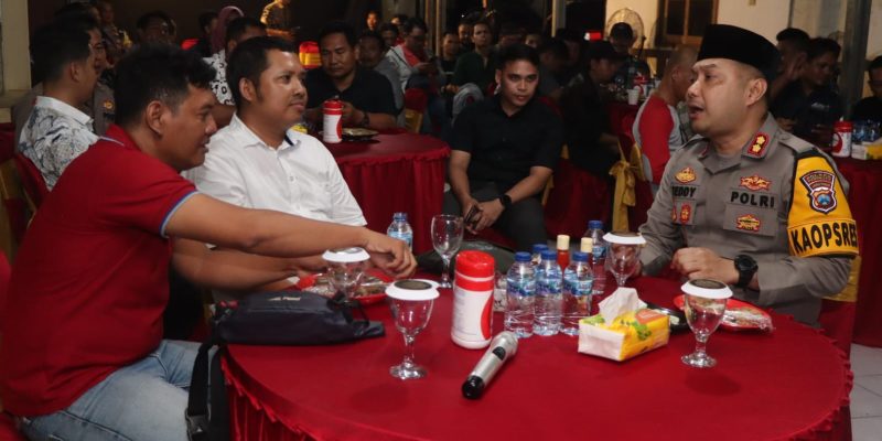 Wujudkan Kamtibmas Pasca Pemilu 2024, Kapolres Pasuruan Gelar Cangkrukan Bersama Awak Media