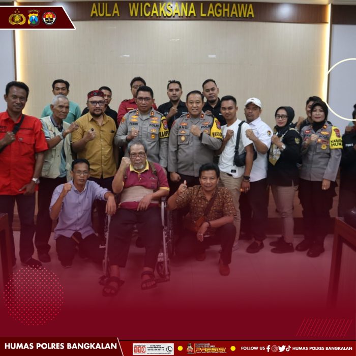 Kapolres Bangkalan AKBP Febry Isman Jaya Gelar Silaturahmi Bareng Awak Media (PIRAMIDA) Ngopi Bareng Awak Media