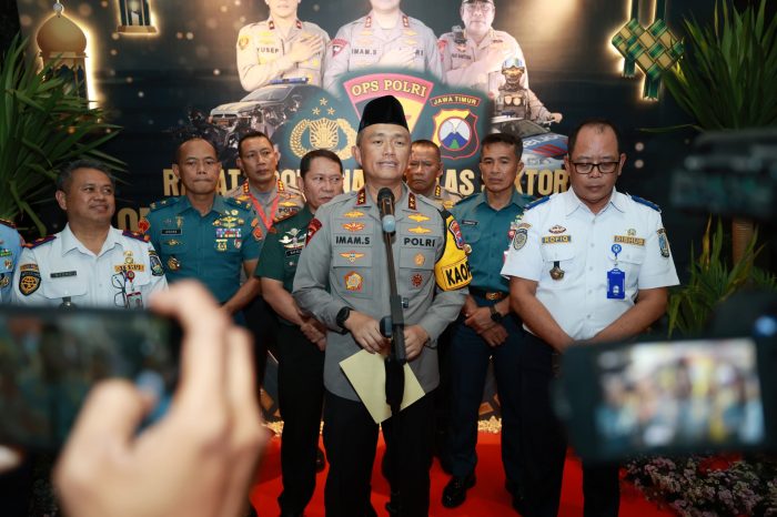 Polda Jatim Gelar Rakor Lintas Sektoral Operasi Ketupat Semeru 2024 Untuk Pengamanan Idul Fitri 1445 H