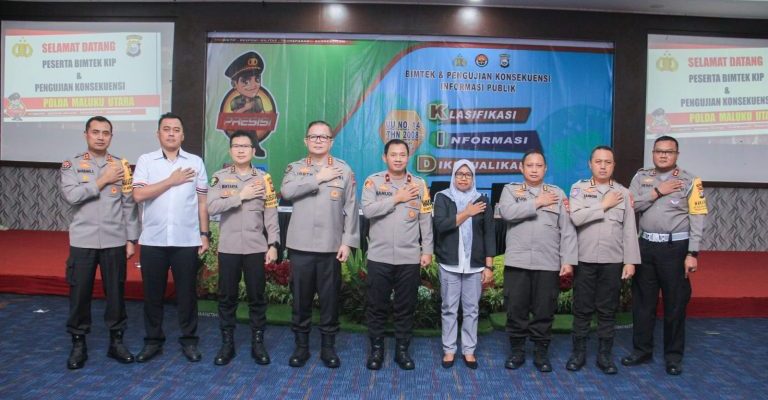 Divisi Humas Polri Gelar Bimtek Dan Uji Konsekuensi Informasi Di Maluku Utara