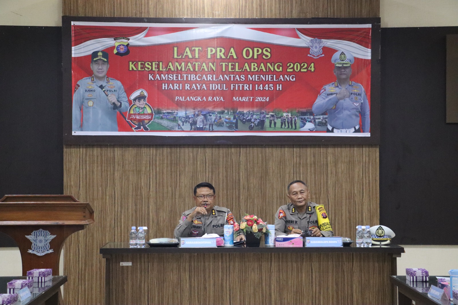 Ditlantas Polda Kalteng Gelar LATPRAOPS Jelang Operasi Keselamatan Telabang 2024