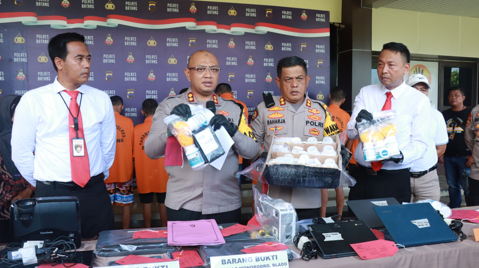 Polres Batang Tindak Tegas Kasus Narkoba, 9 Tersangka Ditangkap