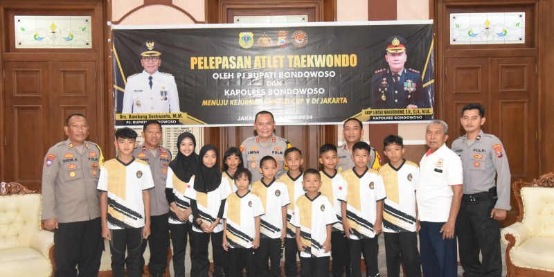 AKBP Lintar Mahardhono, SH. SIK. MIK. Mengapresiasi Para Atlit Taekwondo di Kejurnas Taekwondo Kapolri Cup 5 di Jakarta