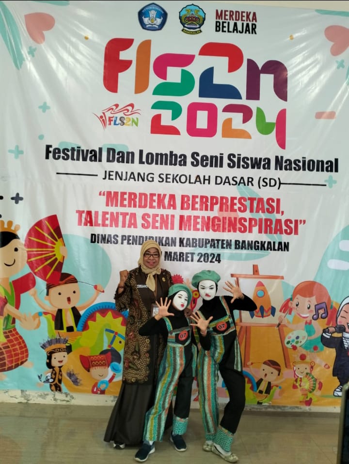 UPTD SDN Kemayyoran1 Mewakili Kecamatan Bangkalan, Sukses Raih Juara 1 pantomim Lomba FLS2N