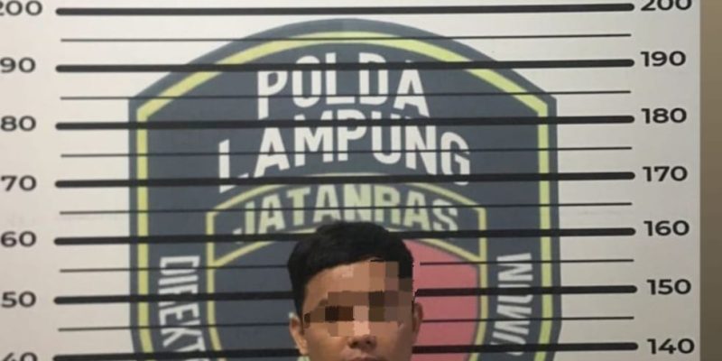 Miris “Tak Terima Ditegur di Jalan, Pemotor di Bandar Lampung Aniaya Warga Ditangkap polisi