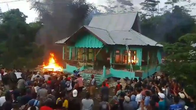 5 Orang Telah Diamankan Polda Lampung,Pasca Pembakaran Kantor PPA TNBBS Resort Suoh