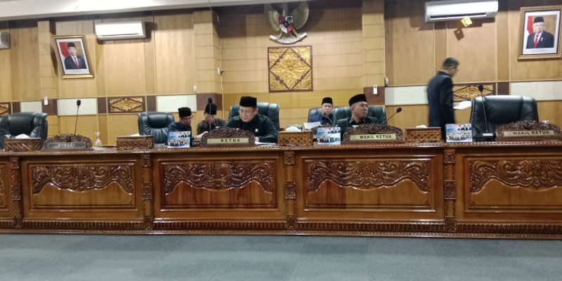 Dewan Perwakilan Rakyat Daerah OKU Gelar Rapat Paripurna LKPJ Bupati OKU Tahun 2023