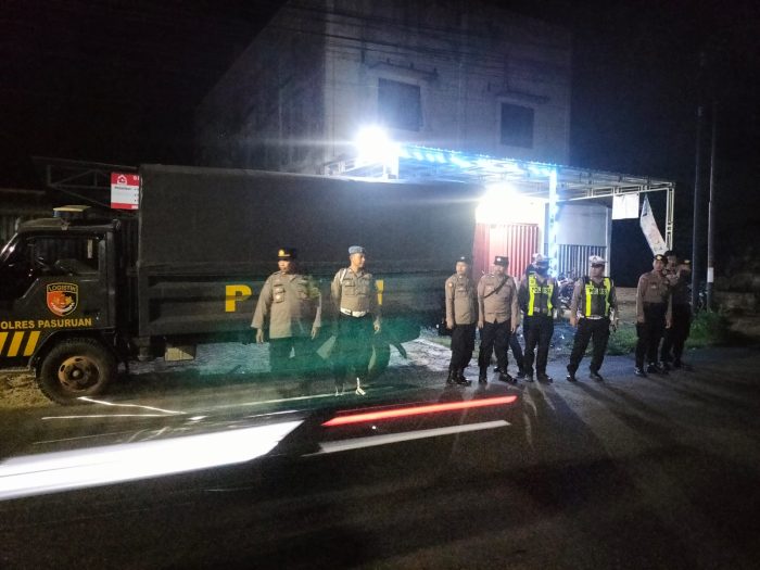 Ciptakan Rasa Aman Di Bulan Ramadhan, Polres Pasuruan Gelar Patroli Rutin Cipta Kondisi Menjelang Sahur