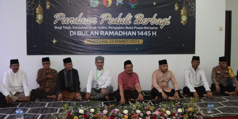 Berkah Ramadhan, Kapolres Pasuruan Hadiri Acara Pandaan Peduli Berbagi