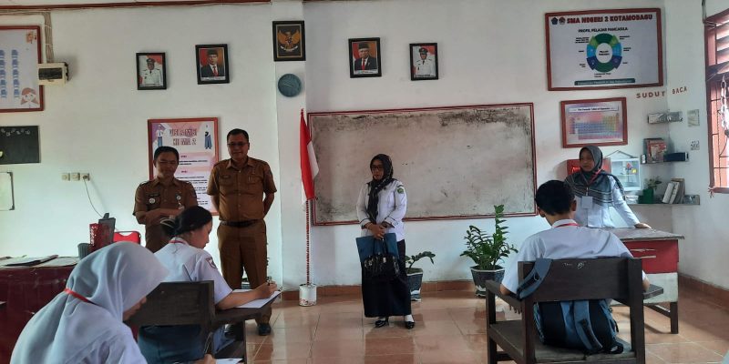 338 Siswa di SMA N 2 Kotamobagu Antusias Ikut UAS