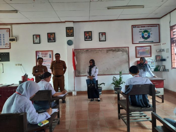 338 Siswa di SMA N 2 Kotamobagu Antusias Ikut UAS