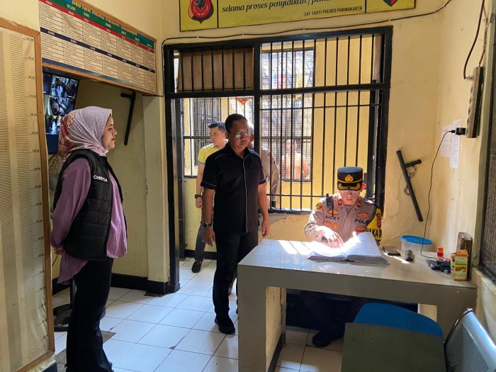 Antisipasi Tahanan Kabur, Kompol Ricky Ardipratama Rutin Cek Rutan Polres Purwakarta