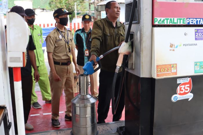 Metrologi Legal Kota Batik Lakukan Pengawasan Ke Sejumlah SPBU