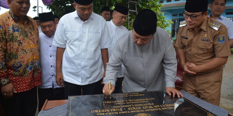 Forkopimda Provinsi Lampung, Danrem 043/Gatam Dampingi Gubernur Safari Ramadhan Di Kota Metro